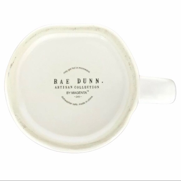 RAE DUNN Buenos Dias Mug White Coffee Tea Cup - Picture 4 of 5